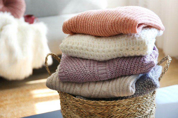 Strickpullover richtig lagern