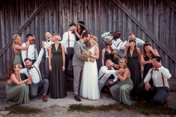 Kreativstes Gruppenfoto