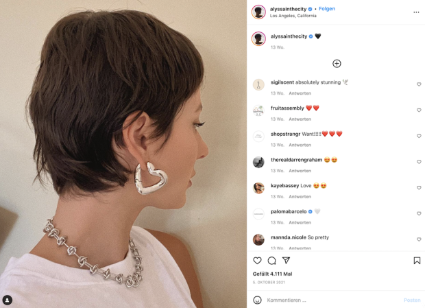 Screenshot Instagram