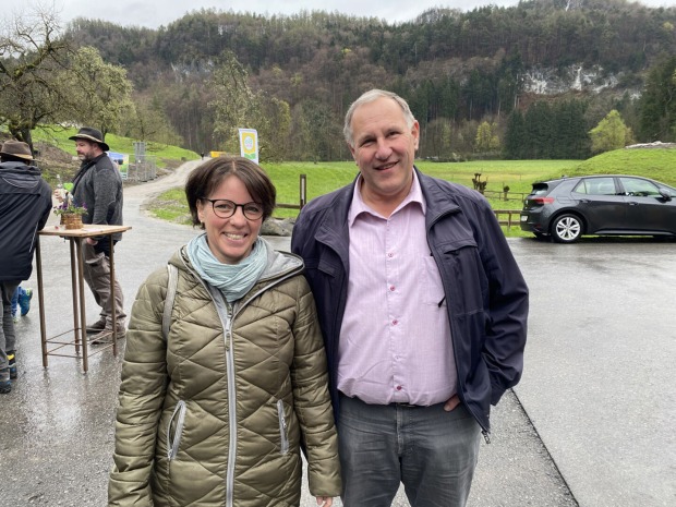 Helene Blank und Kaspar Kohler (beide im Vorstand BIO AUSTRIA Vorarlberg)