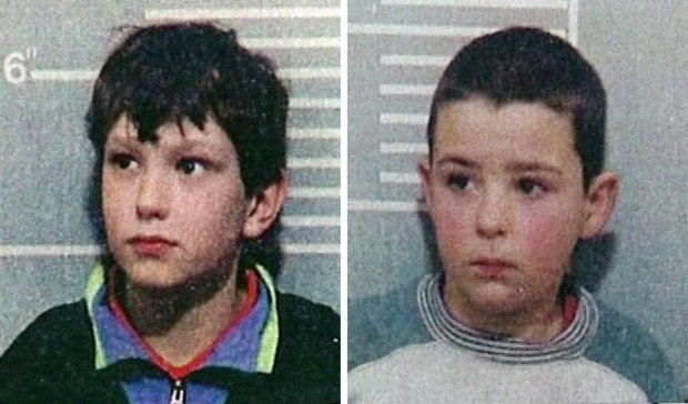 Fotos der beiden Buben, die 1993 James Bulger töteten.