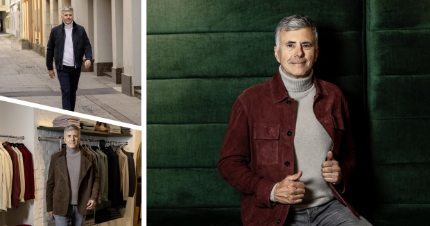 Drei Männer zeigen ihren persönlichen Modestil