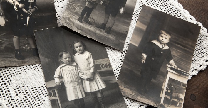 Schulkinder in den 1920er-30er Jahren