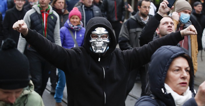 Corona-Demonstration in Graz