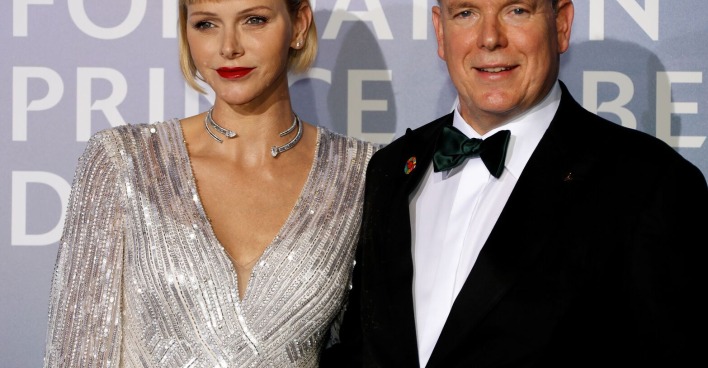 Charlene und Albert von Monaco