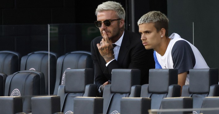Beckhams: Vater &amp; Sohn | Credit: Rhona Wise / AP / picturedesk.com