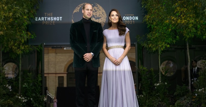 William und Kate bei der Verleihung des Earthshot-Preises
