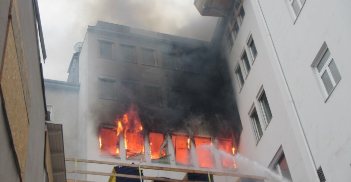 Brand in der Grazer Neutorgasse