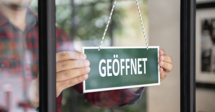 Handel öffnet nach Lockdown