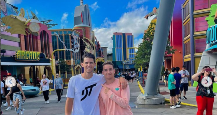 Dominik Thiem mit Bruder Moritz