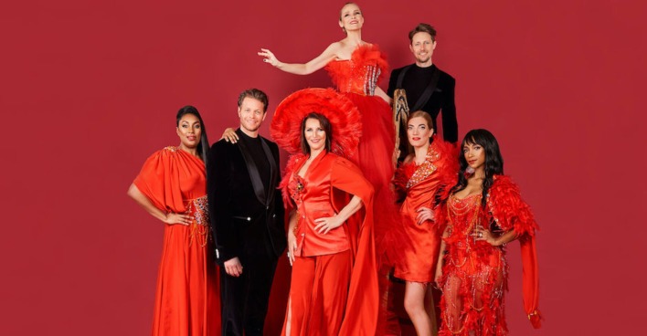 Musikalstars in schwarz-rot | Credit: I&amp;P Tomorrow Musical/Julia Traxler
