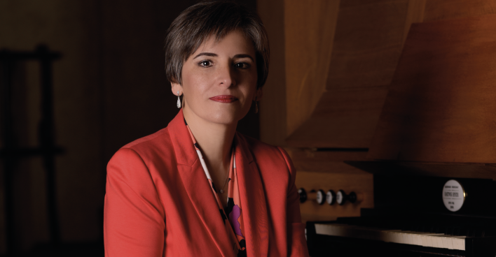 Organistin Angela Amodio | Credit: Angela Amodio/Soroptimist International Vivata