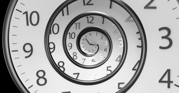 Symbolbild für eine Zeitreise. | Credit: iStock.com/RB Stocker