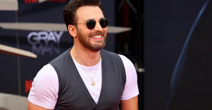 Chris Evans bei der Premiere von „The Gray Man“
