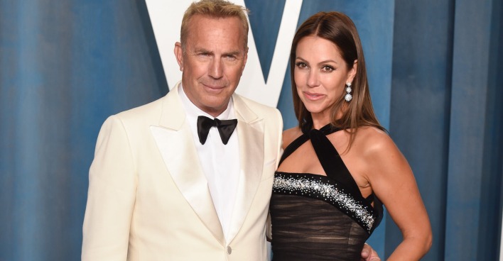 Kevin Costner und seine Frau Christine Baumgartner
