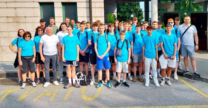Team beim Sportfest in der Stadt Porcia