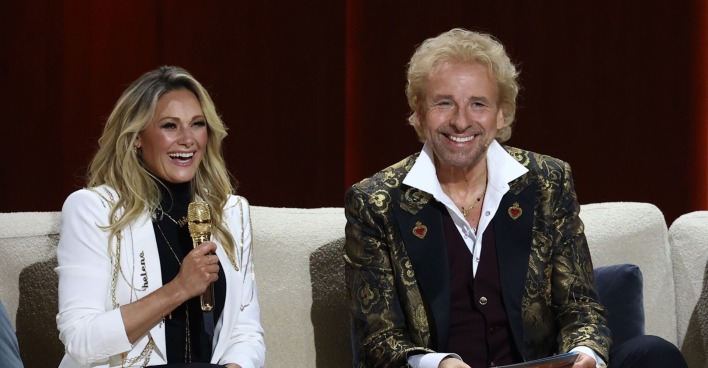 Fischer und Gottschalk auf der TV-Couch