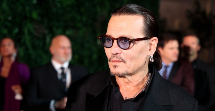 Johnny Depp auf einem internationalen Filmfestival