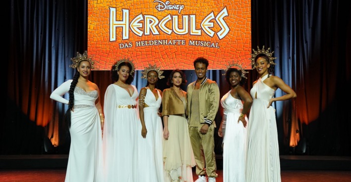 Das Musical Hercules mit den Darstellern in Hamburg