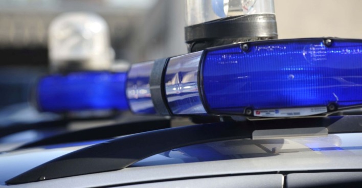 Ausgeschaltete Sirenen auf Dach von Polizeiwägen