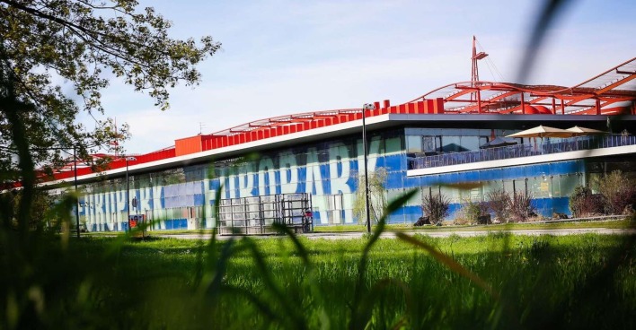Das Einkaufszentrum Europark in Salzburg-Taxham.