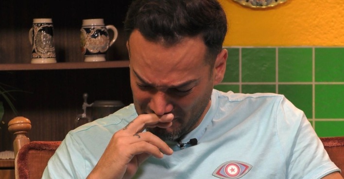 Daniel Lopes weint bei Big Brother.