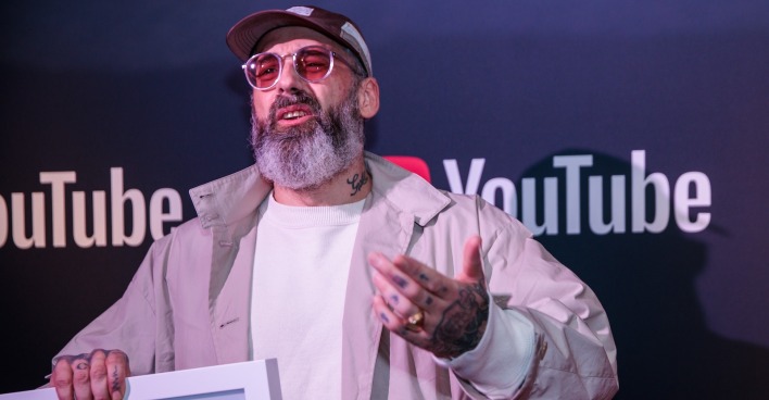 Rapper Sido bei einer Veranstaltung.