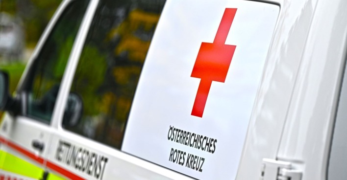Rettungswagen des Roten Kreuz