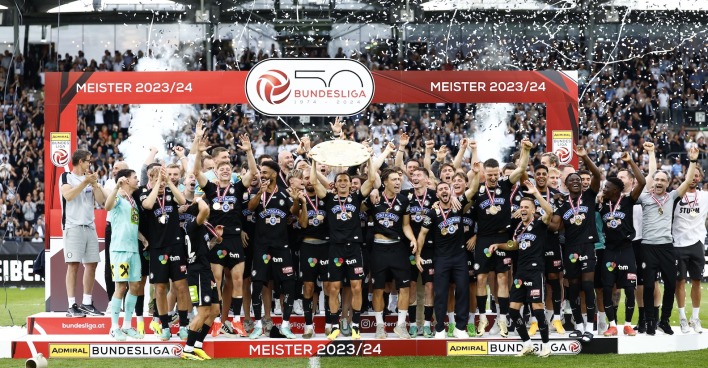 Der amtierende Meister Sturm Graz peilt die Titelverteidigung an.