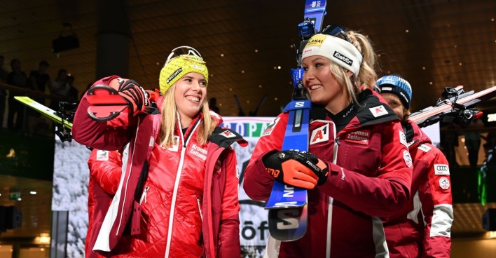 Katharina Liensberger und Tamara Tippler
