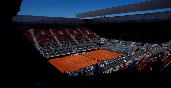 Tennisplatz in Madrid