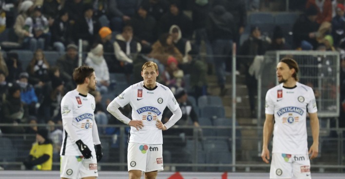 Tomi Horvat (Sturm Graz), Niklas Geyrhofer (Sturm Graz) und Stefan Hierländer (Sturm Graz)