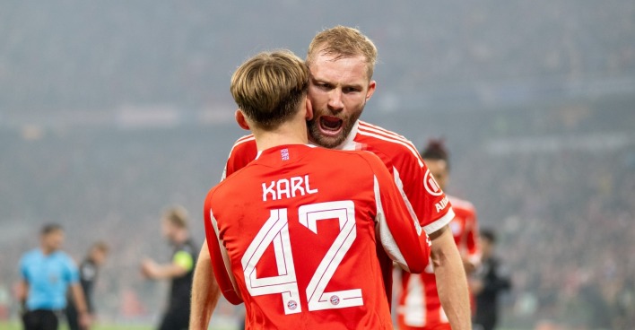 Konrad Laimer liefert eine Vorlage beim Bayern-Sieg.