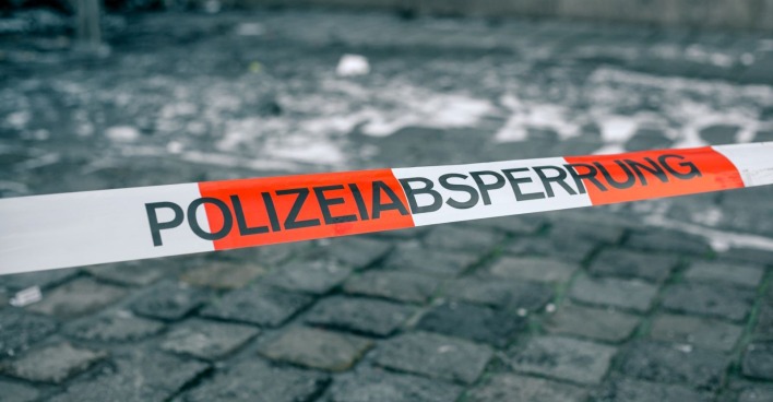 Polizeiband Absperrung