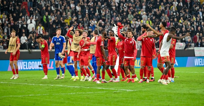 Das Team des LASK im Champions-League-Playoff gegen Celtic