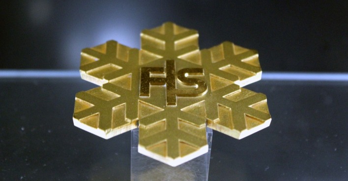 Goldmedaille eines FIS-Wettbewerbs