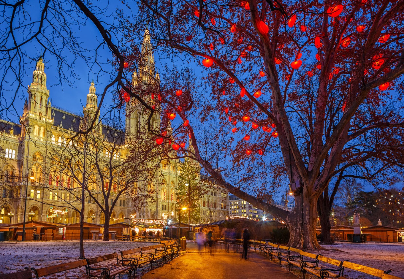 Herzerlbaum am Wiener Rathausplatz