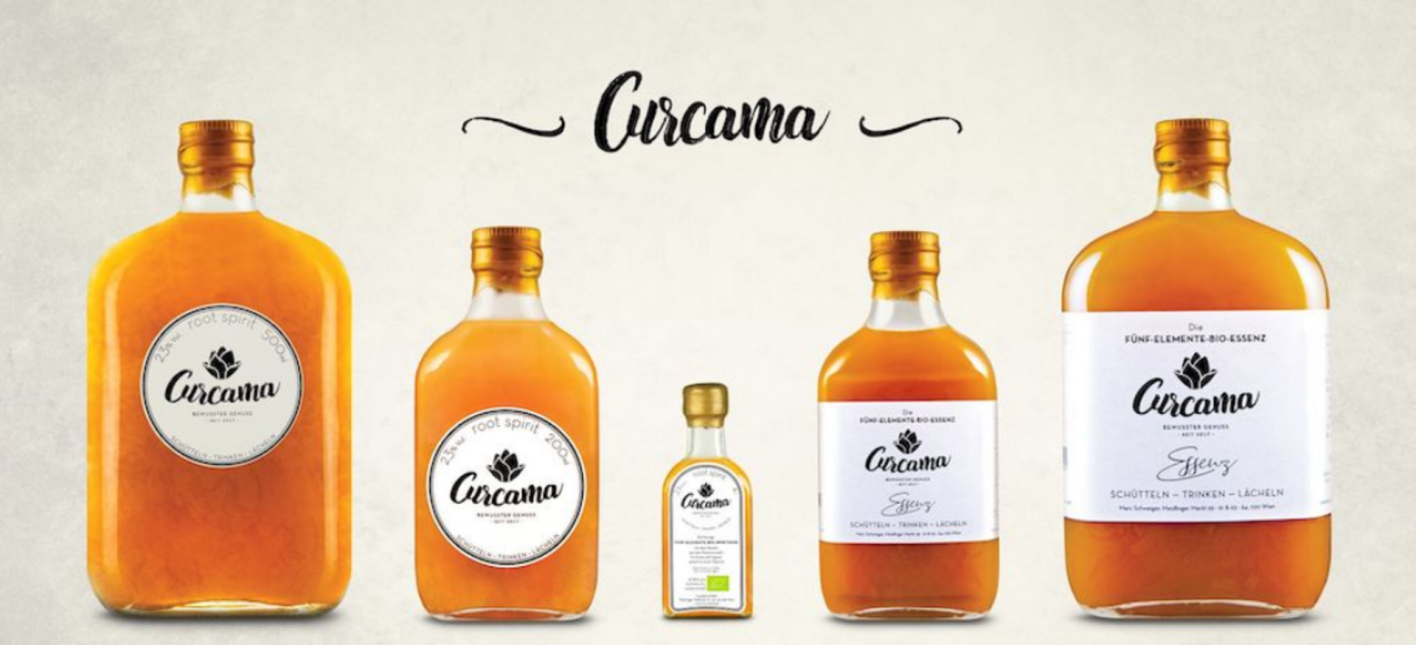 Curcama-Flaschen