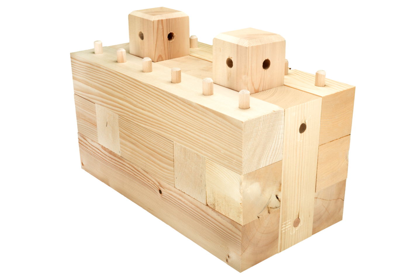 Baustoff: Holzbausteine | Credit: Alois Litzlbauer / picturedesk.com, TRIQBRIQ