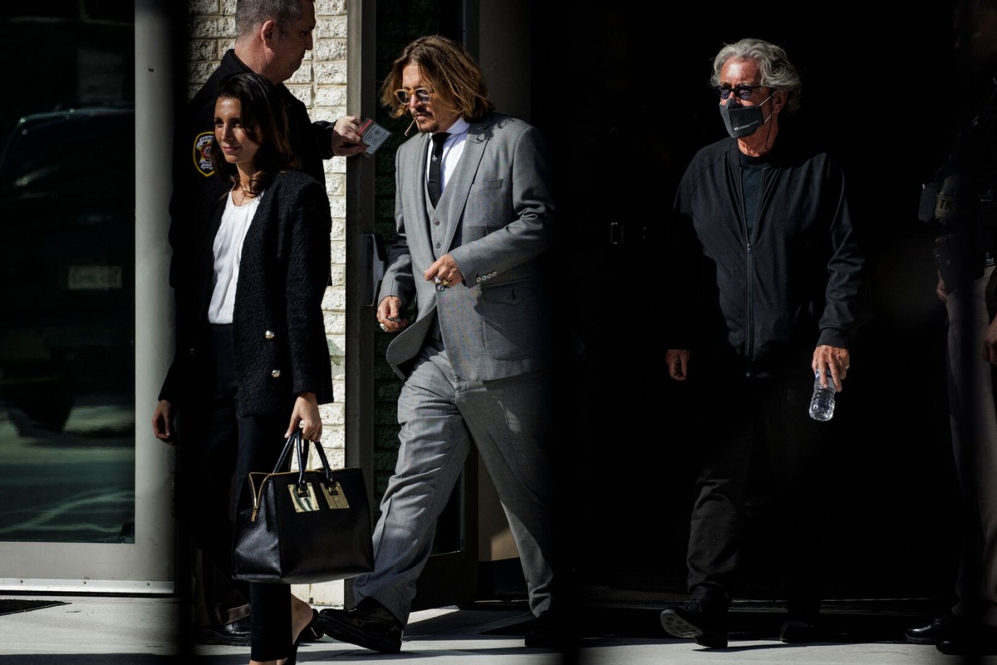 Johnny Depp nach dem ersten Prozesstag