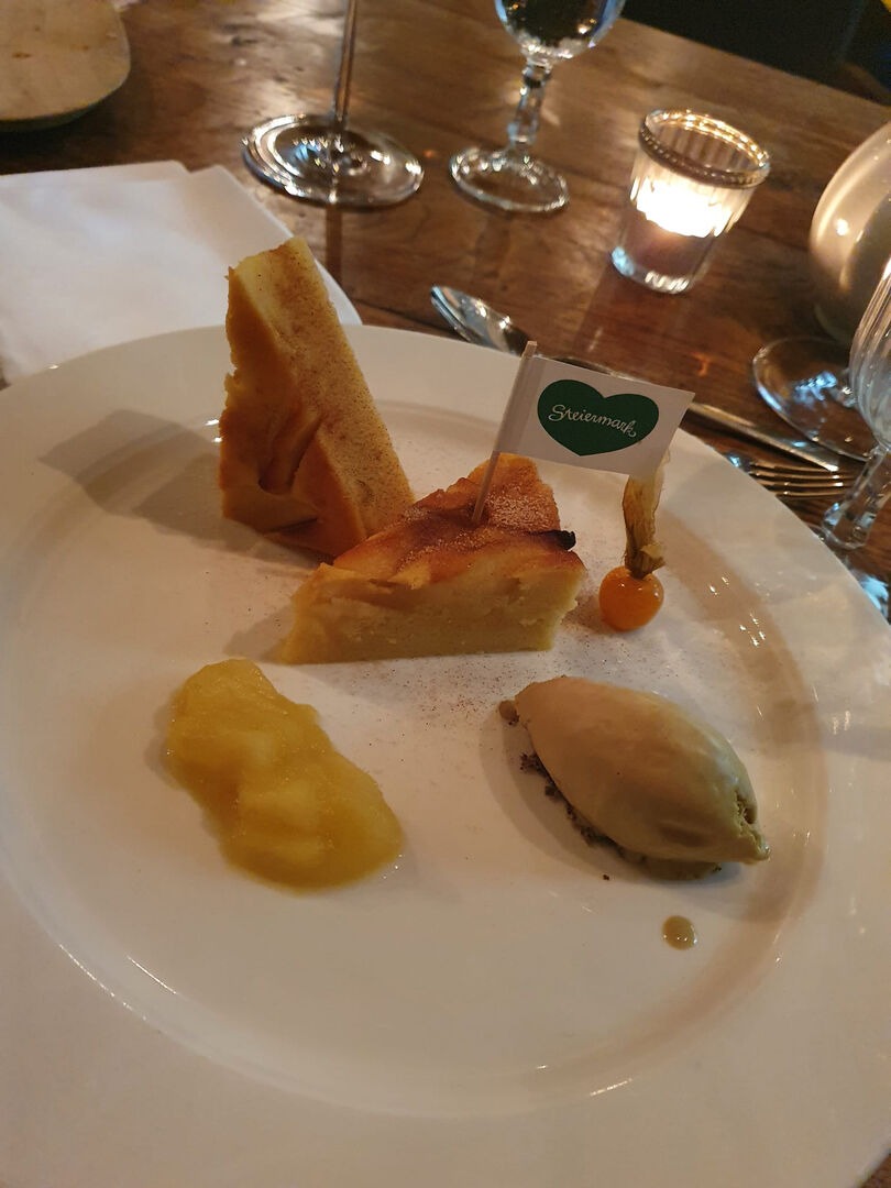 Dessert in Blumau