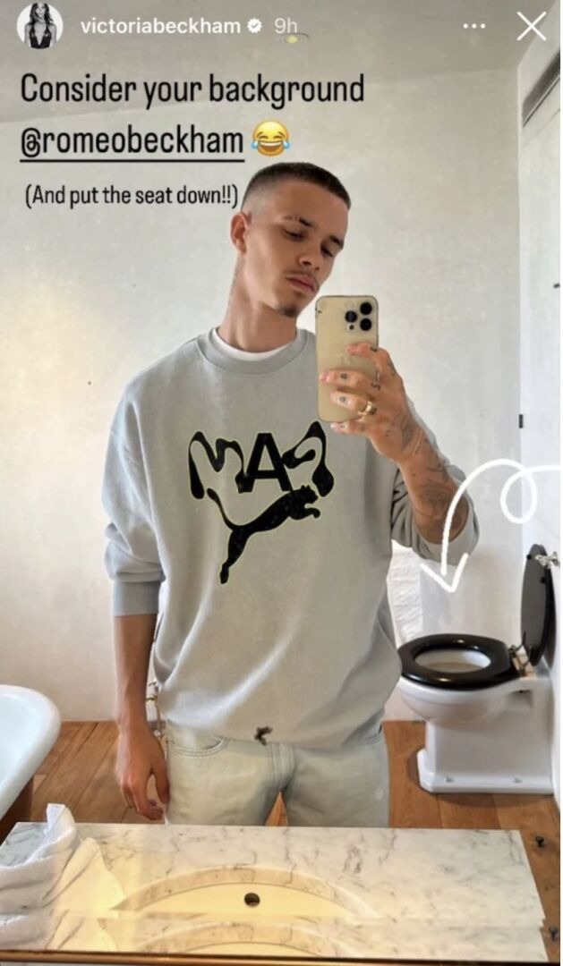 Victoria Beckhams lustiger Repost.