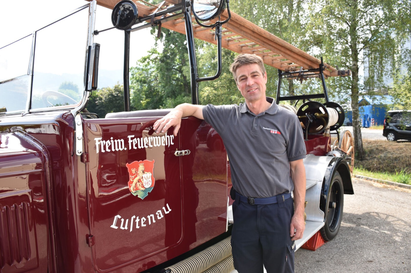 Jürgen Schwärzler (Lustenau) KFZ-Mechaniker, Feuerwehr Lustenau, Bj. 1926