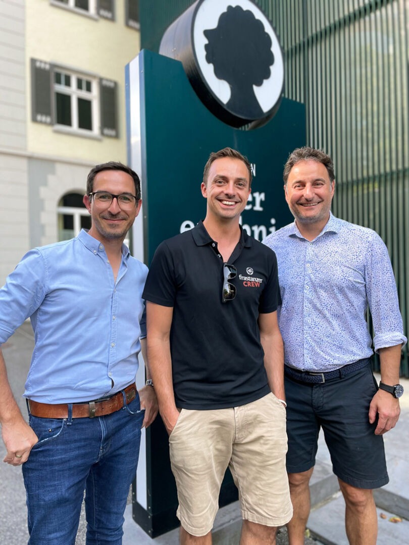Mitorganisatoren Andreas Linder, Mktg.-L. Mohrenbrauerei, Mario Rothmund, Mktg.-L. Brauerei Frastanz und Thomas Pachole, GF Mohrenbrauerei