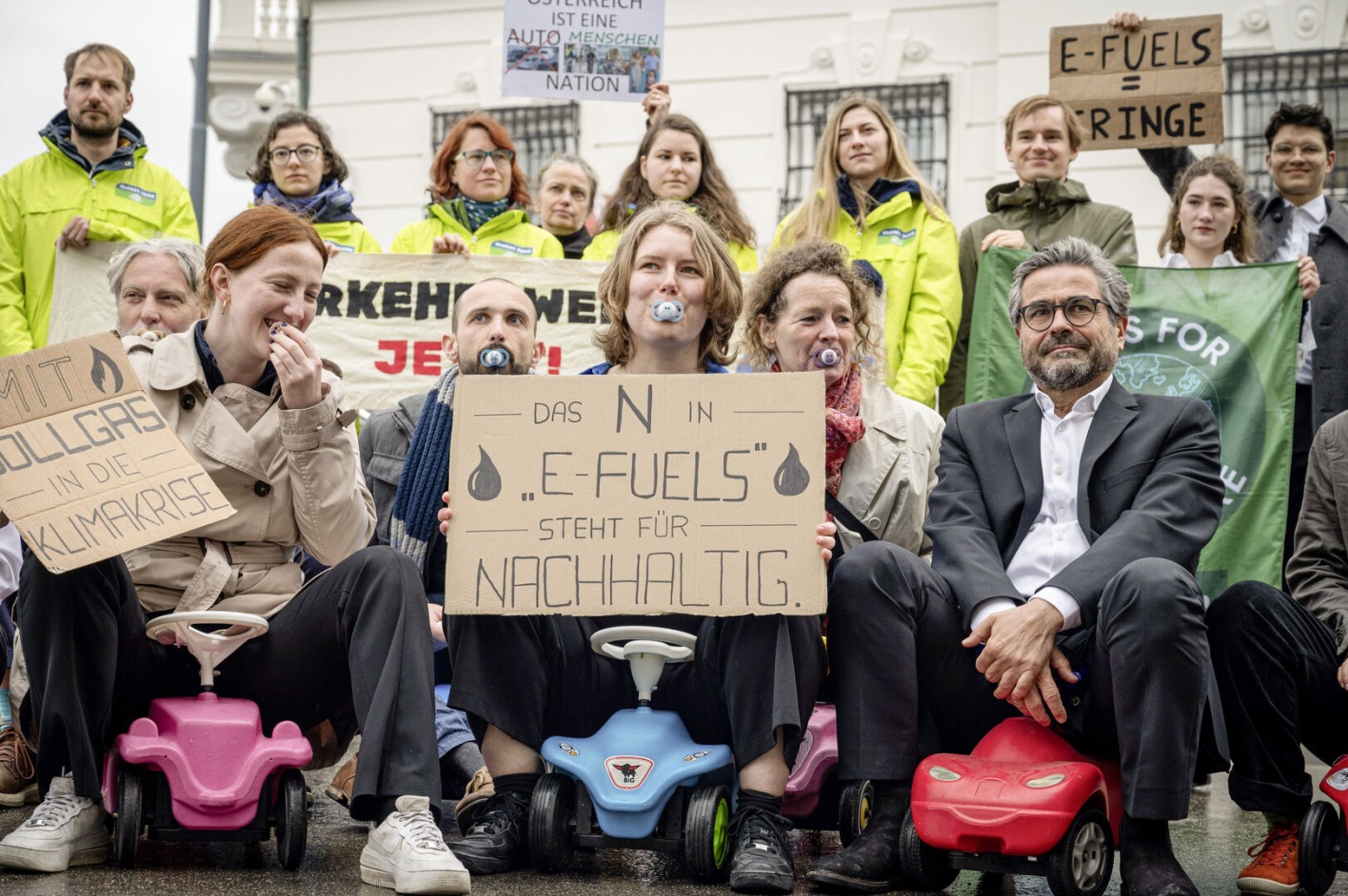 E-Fuel Gegenaktivisten