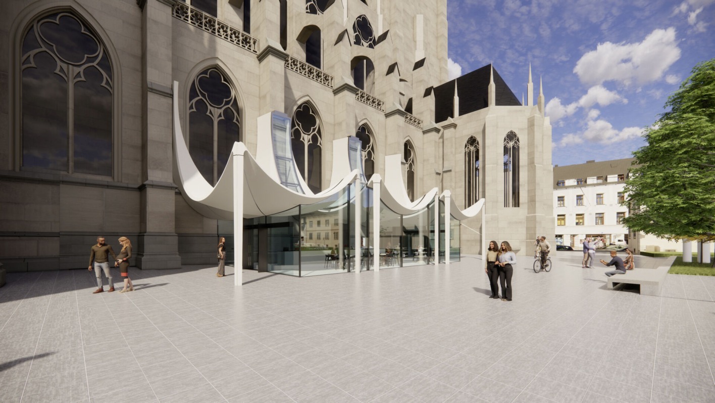 Rendering Domcenter Linz