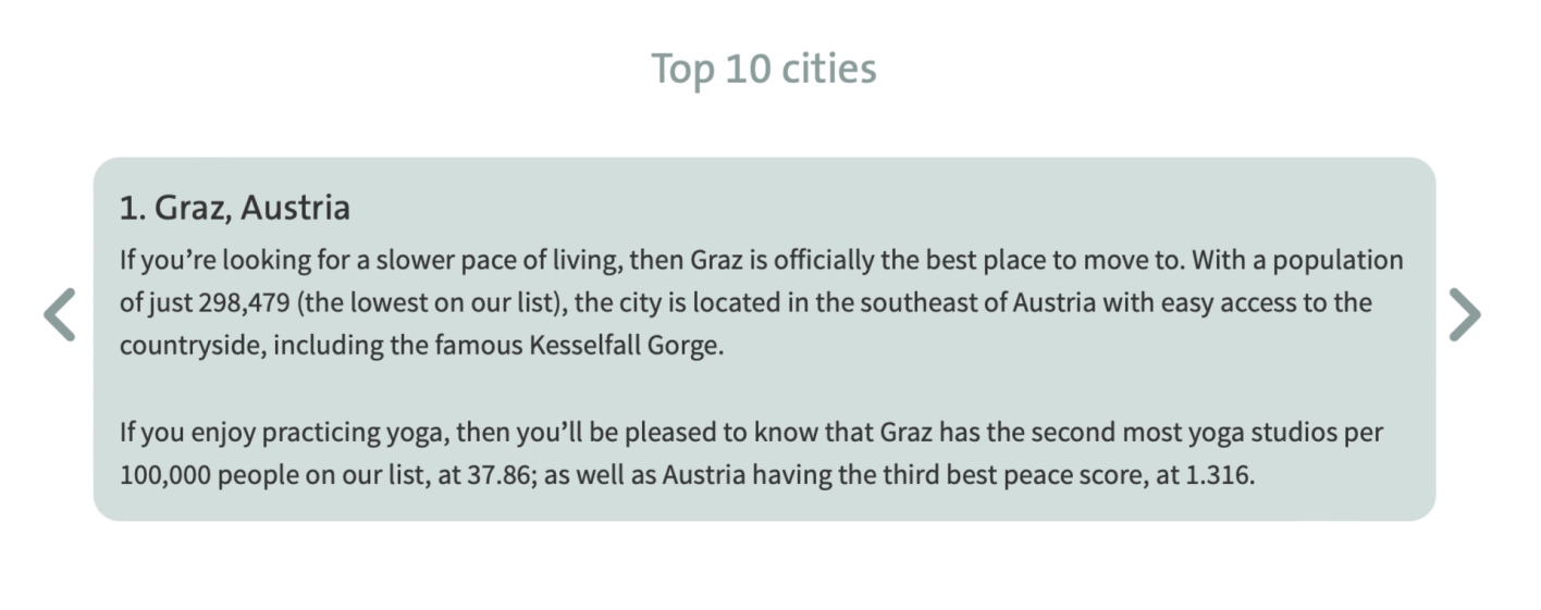 Ranking wählt Graz zur ruhigsten Stadt weltweit