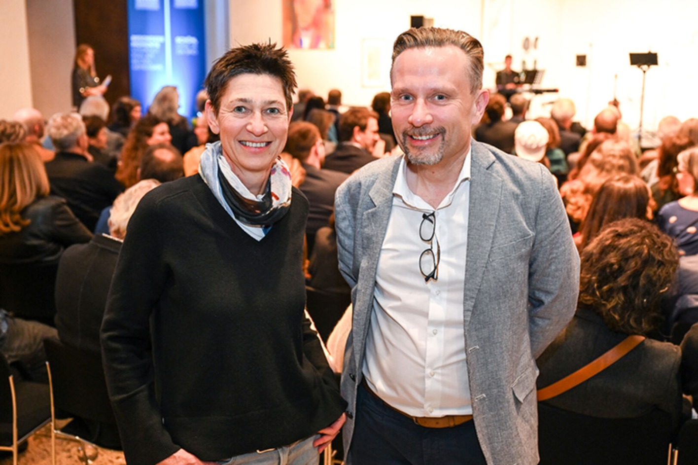 Dir. Jutta Frick (Gesund­hotel Bad Reuthe), Mathias Lechner (Hypo Vorarlberg)