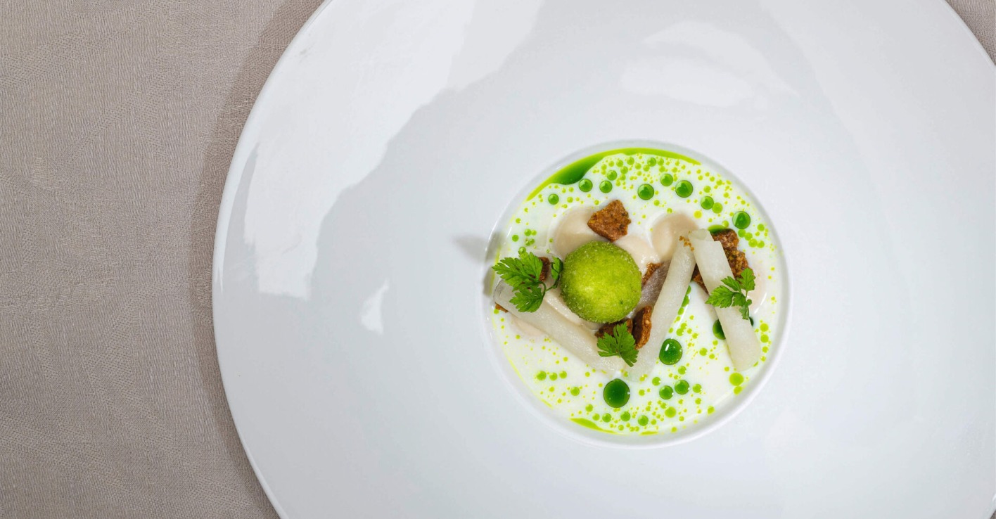 Gepickelter Kohlrabi