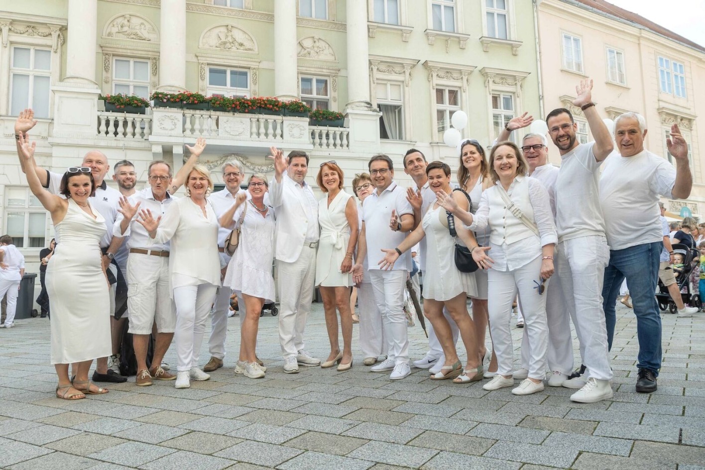 Baden in Weiss
